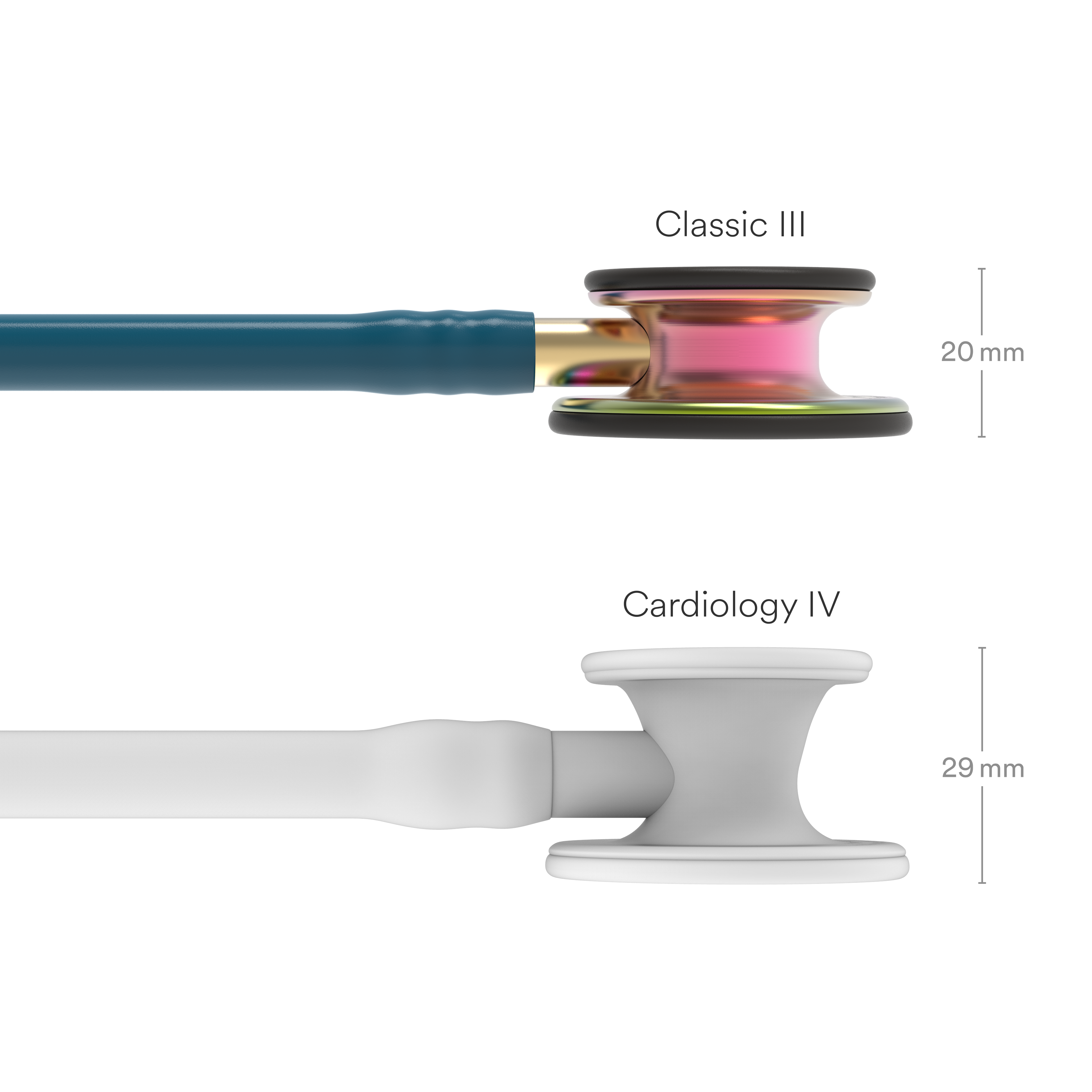 Stetoskop Littmann Classic III, Caribbean Blue Rainbow finish