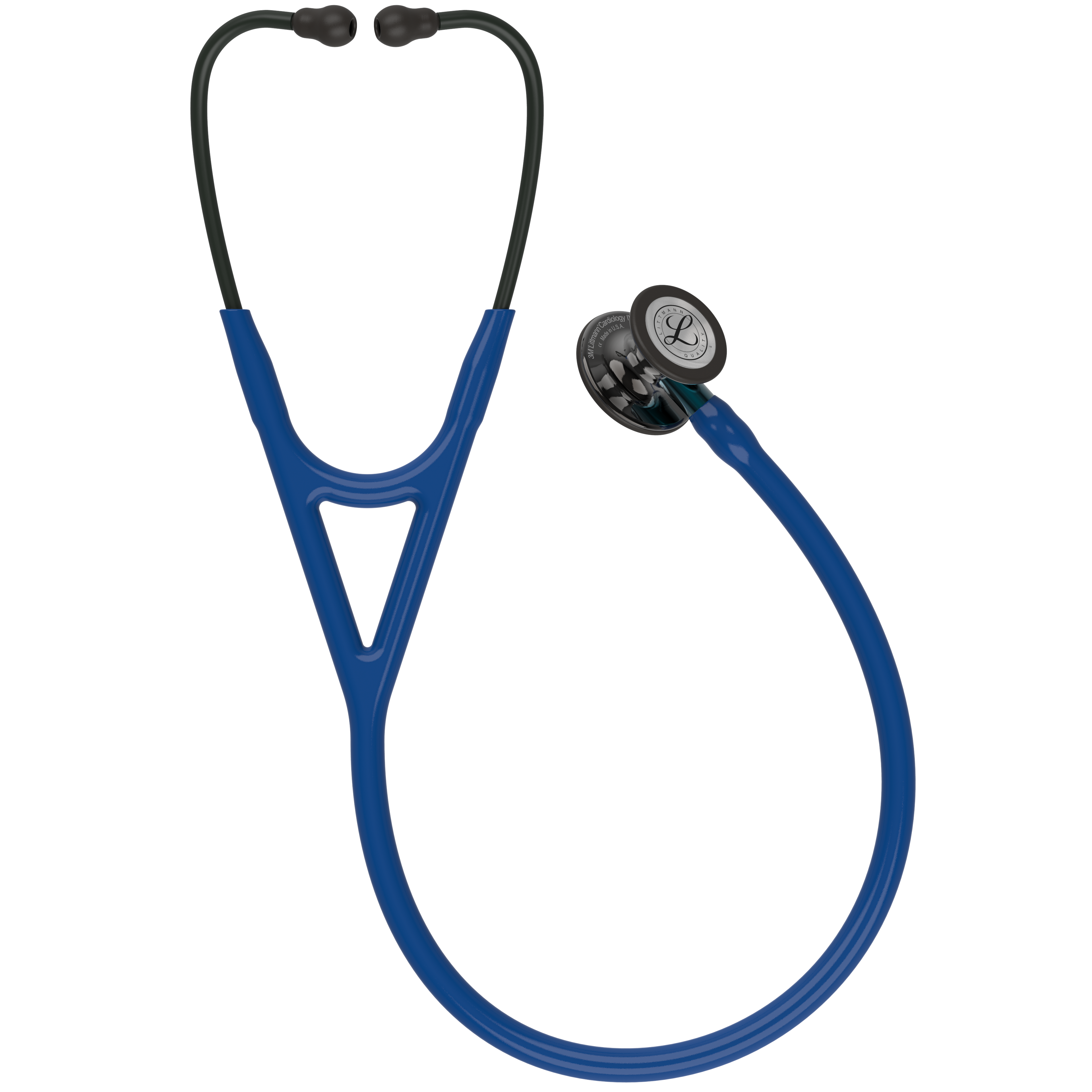 Stetoskop Littmann Cardiology IV - Navy Blue High Polish Smoke Blue Stem