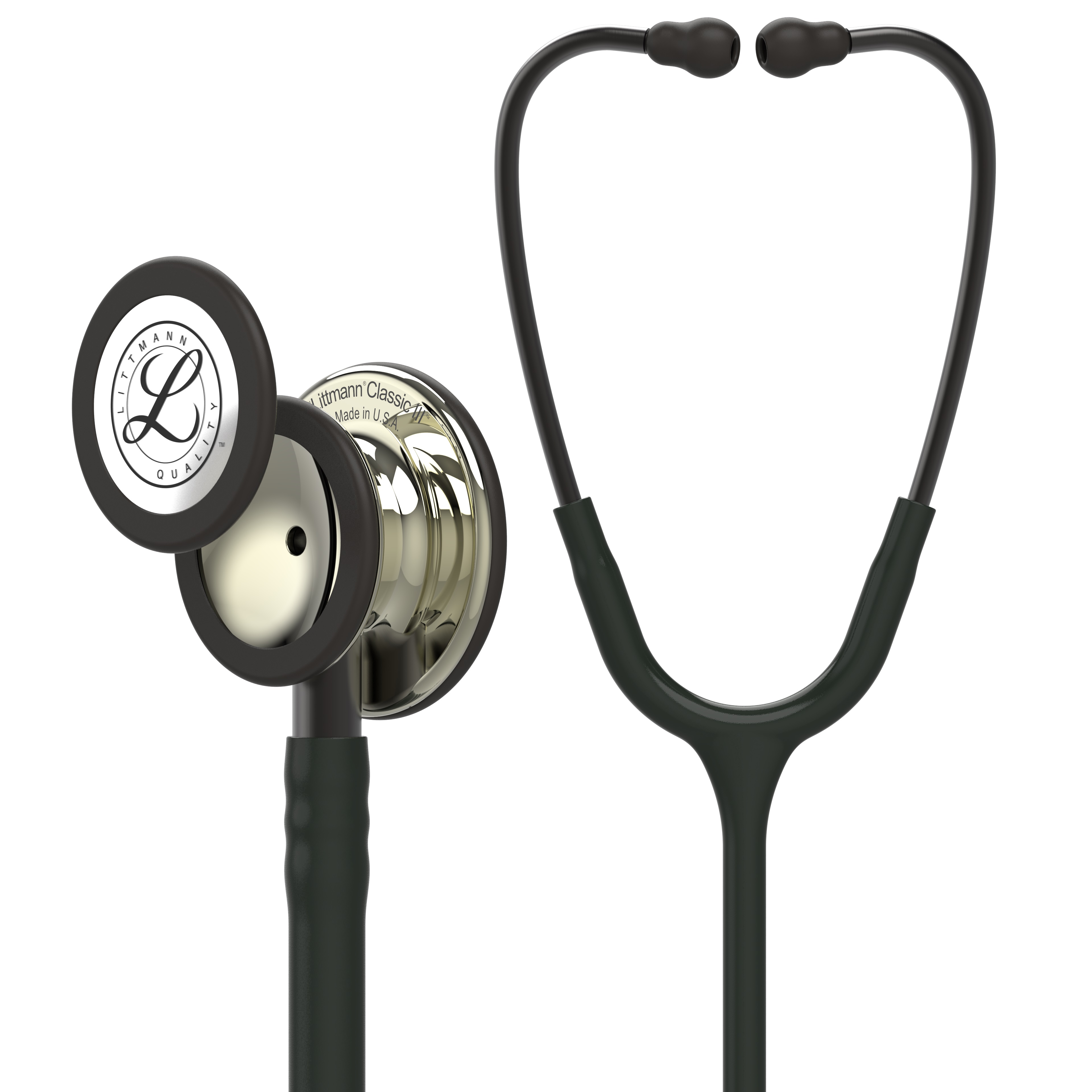 Stetoskop Littmann Classic III - Black Tube Champagne Chestpiece