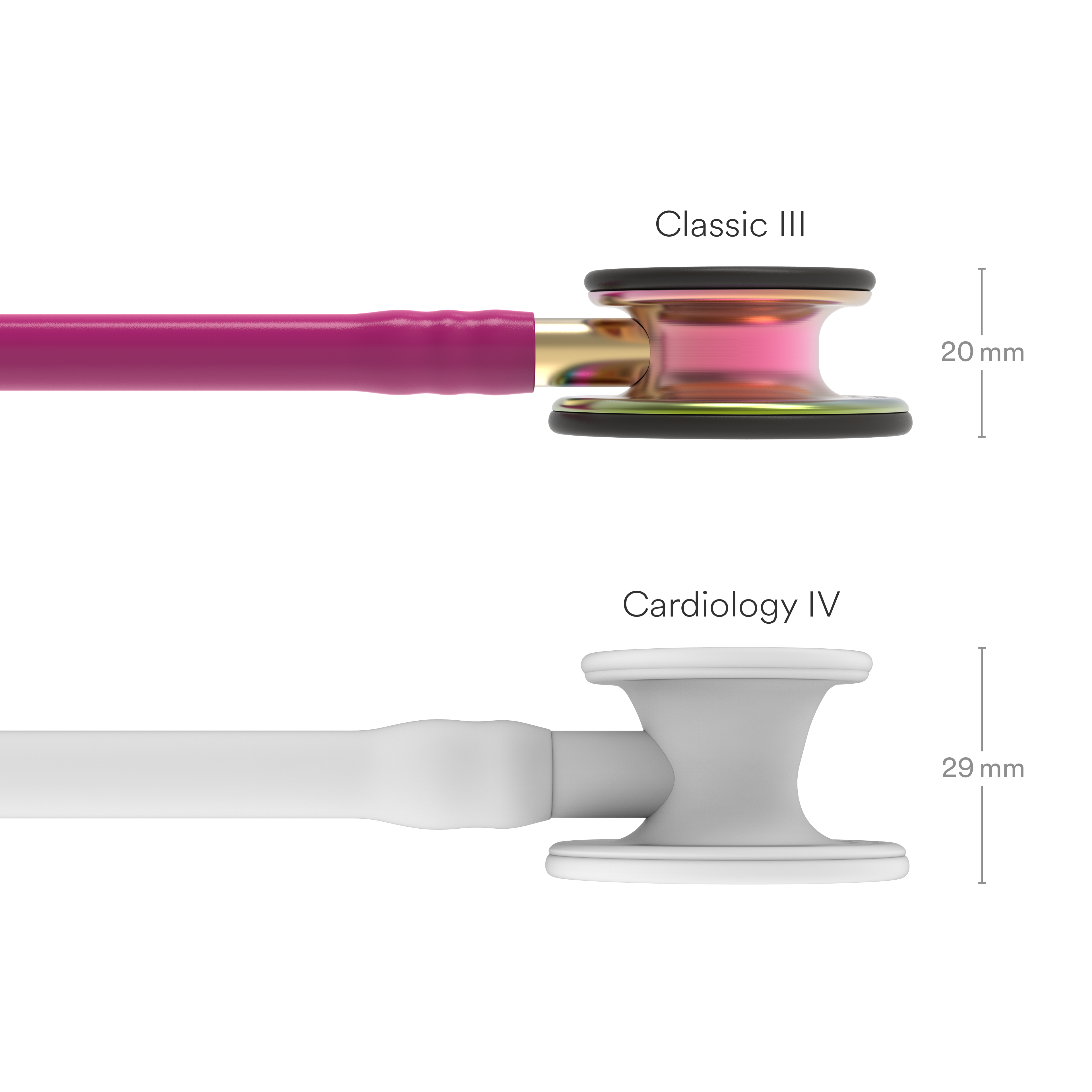 Stetoskop Littmann Classic III, Raspberry Rainbow finish