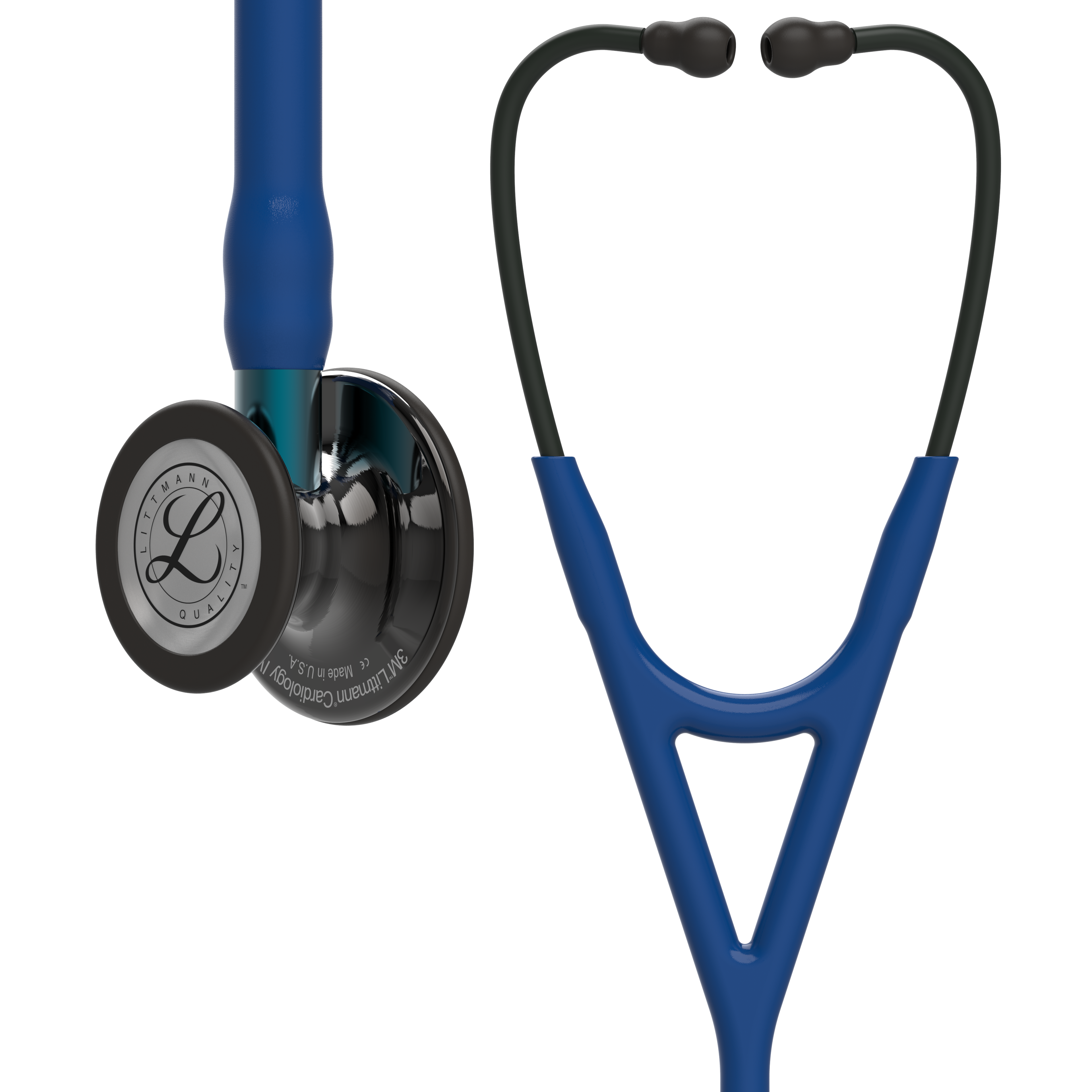 Stetoskop Littmann Cardiology IV - Navy Blue High Polish Smoke Blue Stem