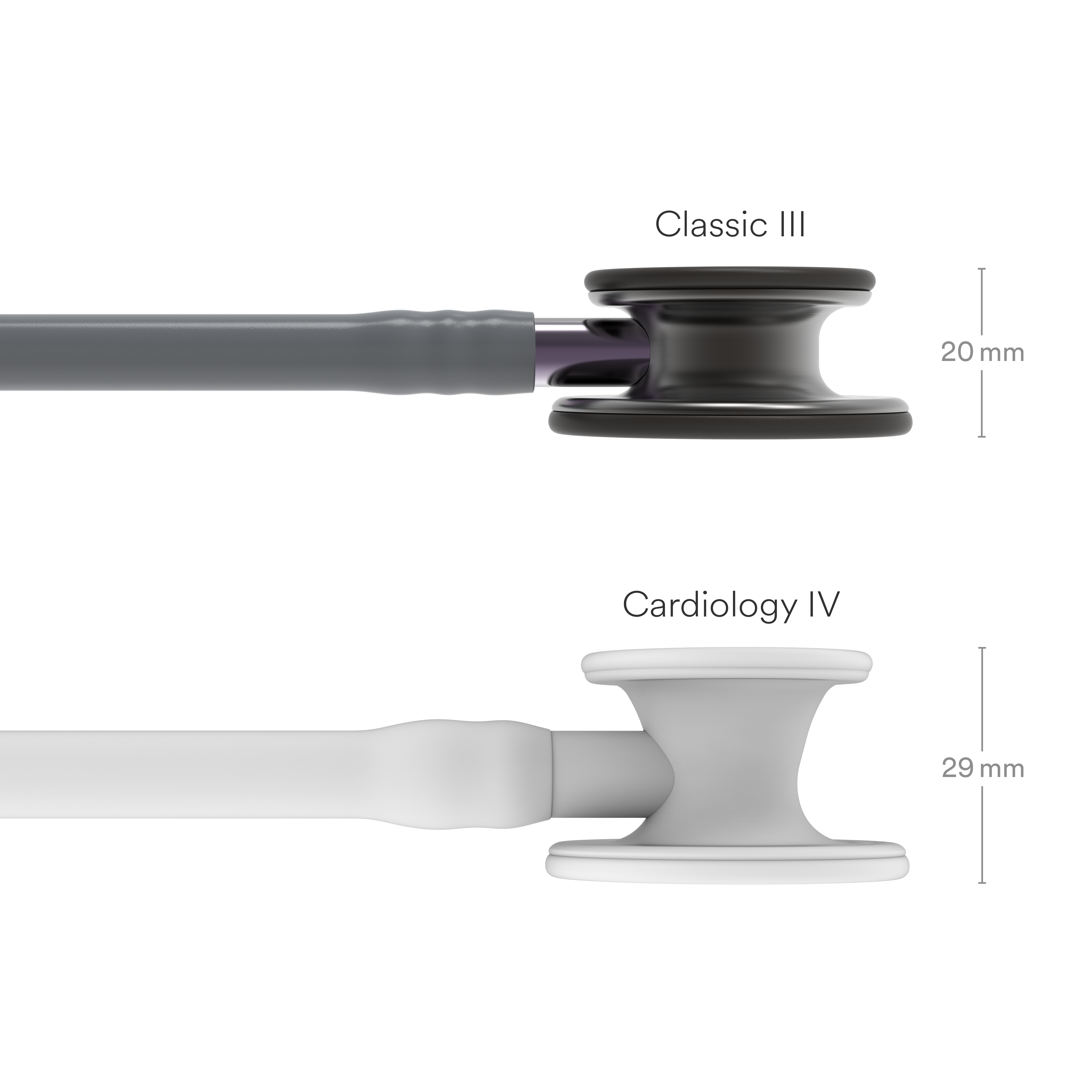 Stetoskop Littmann Classic III - Gray Smoke, Violet Gray Stem