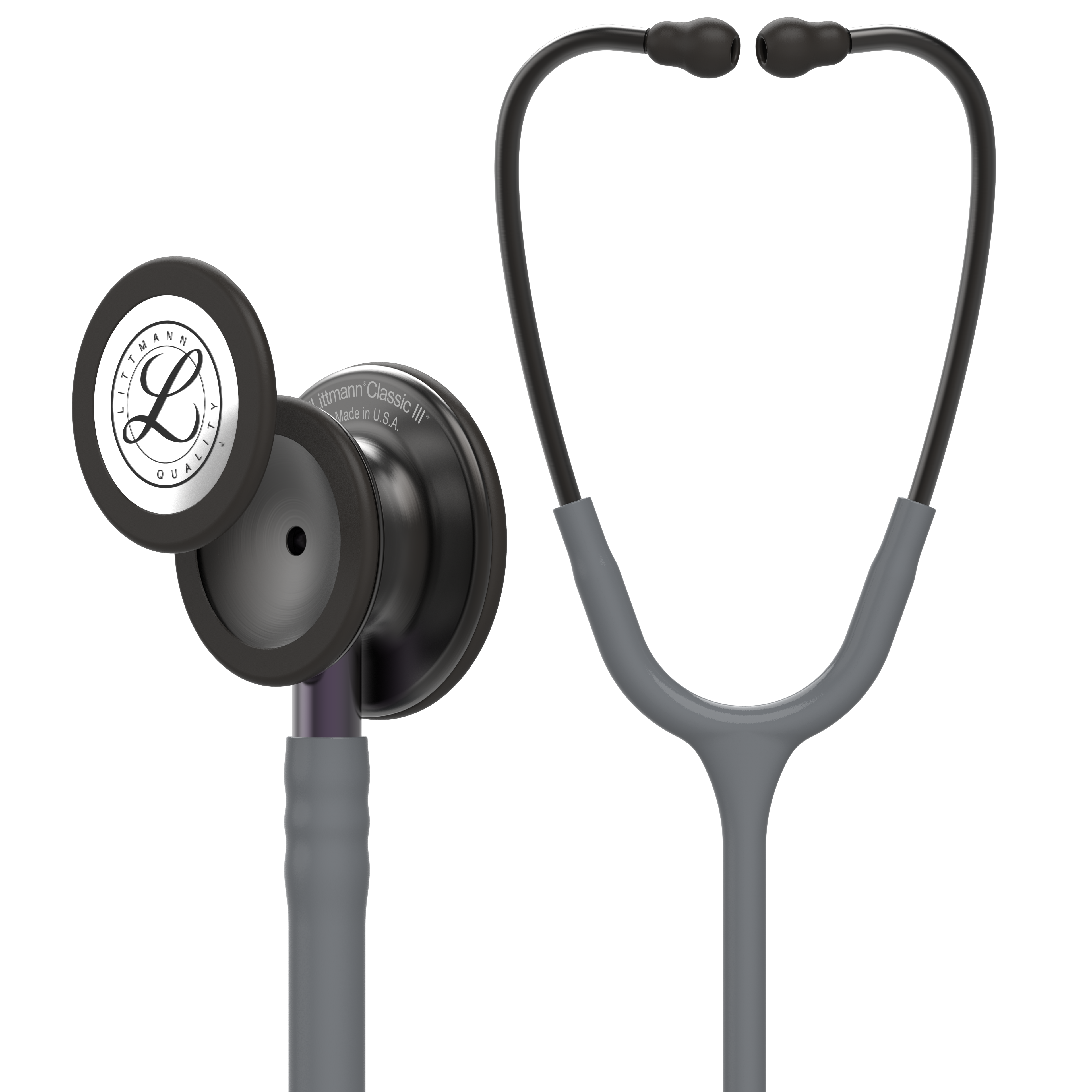 Stetoskop Littmann Classic III - Gray Smoke, Violet Gray Stem