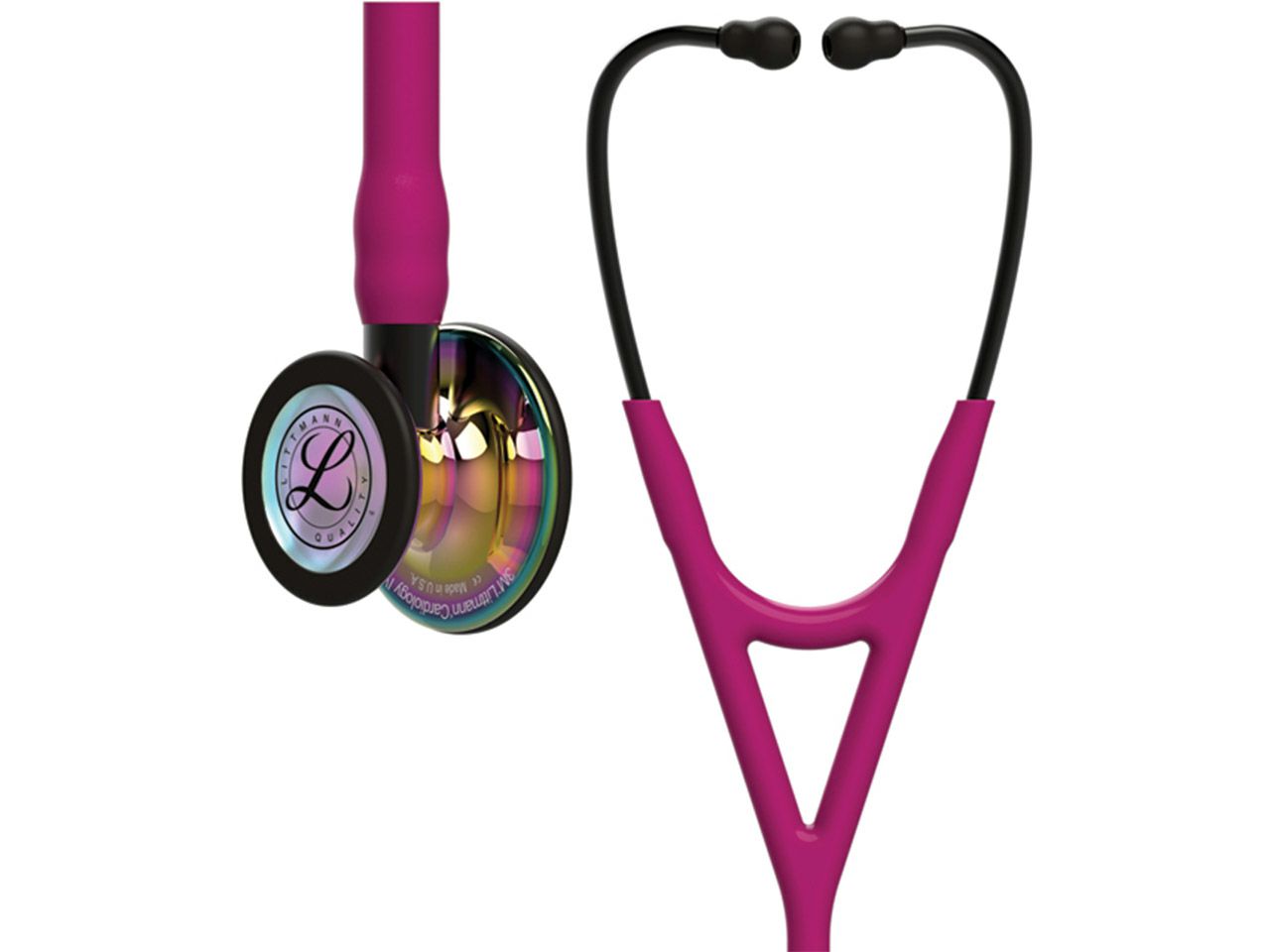 Littmann Cardiology IV Stethoscope, Rainbow Raspberry Smoke