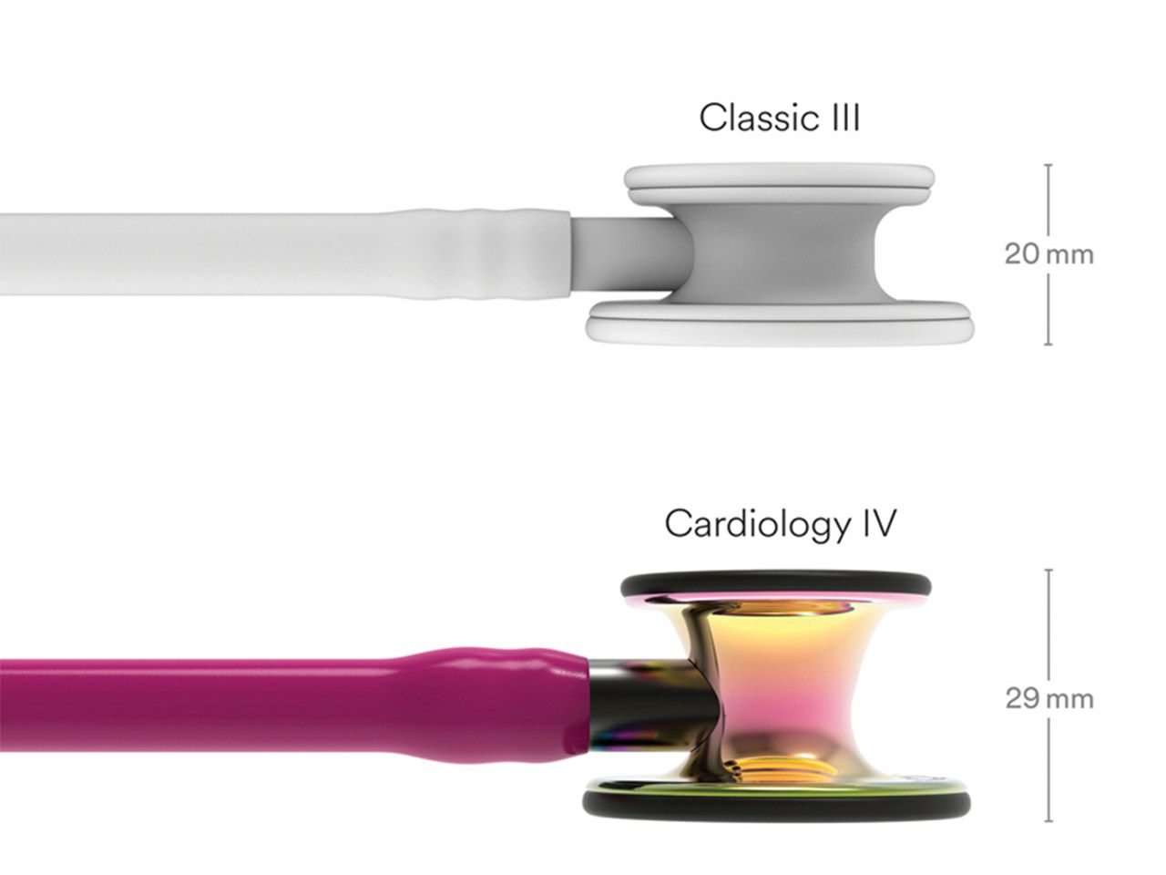 Littmann Cardiology IV Stethoscope, Rainbow Raspberry Smoke