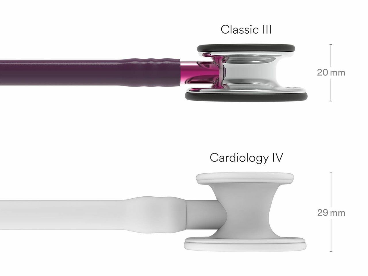Littmann Classic III Stethoscope, Mirror Plum Pink