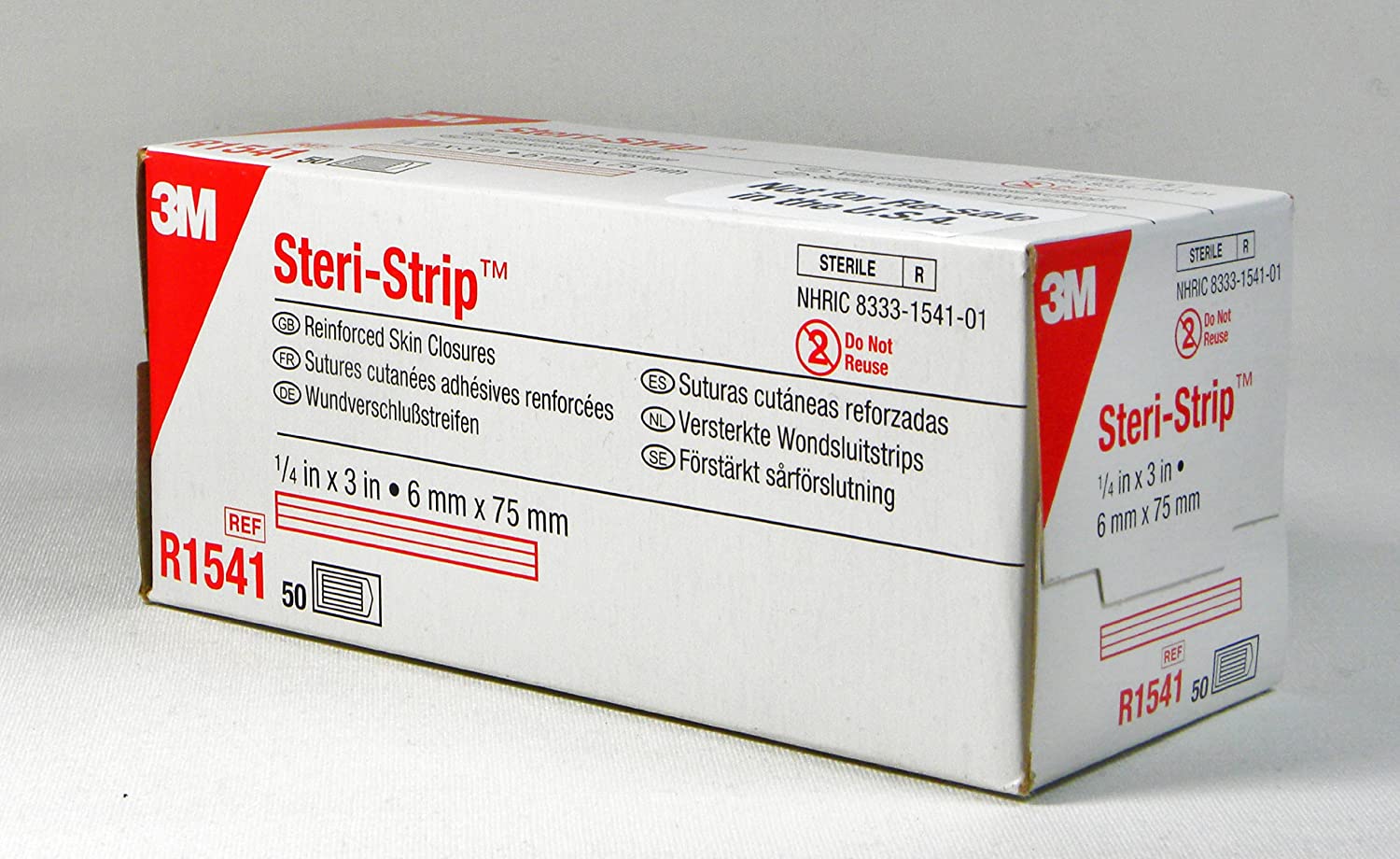 Steri-Strip trakice za zatvaranje kože, 6mm x 75mm (pakovanje)
