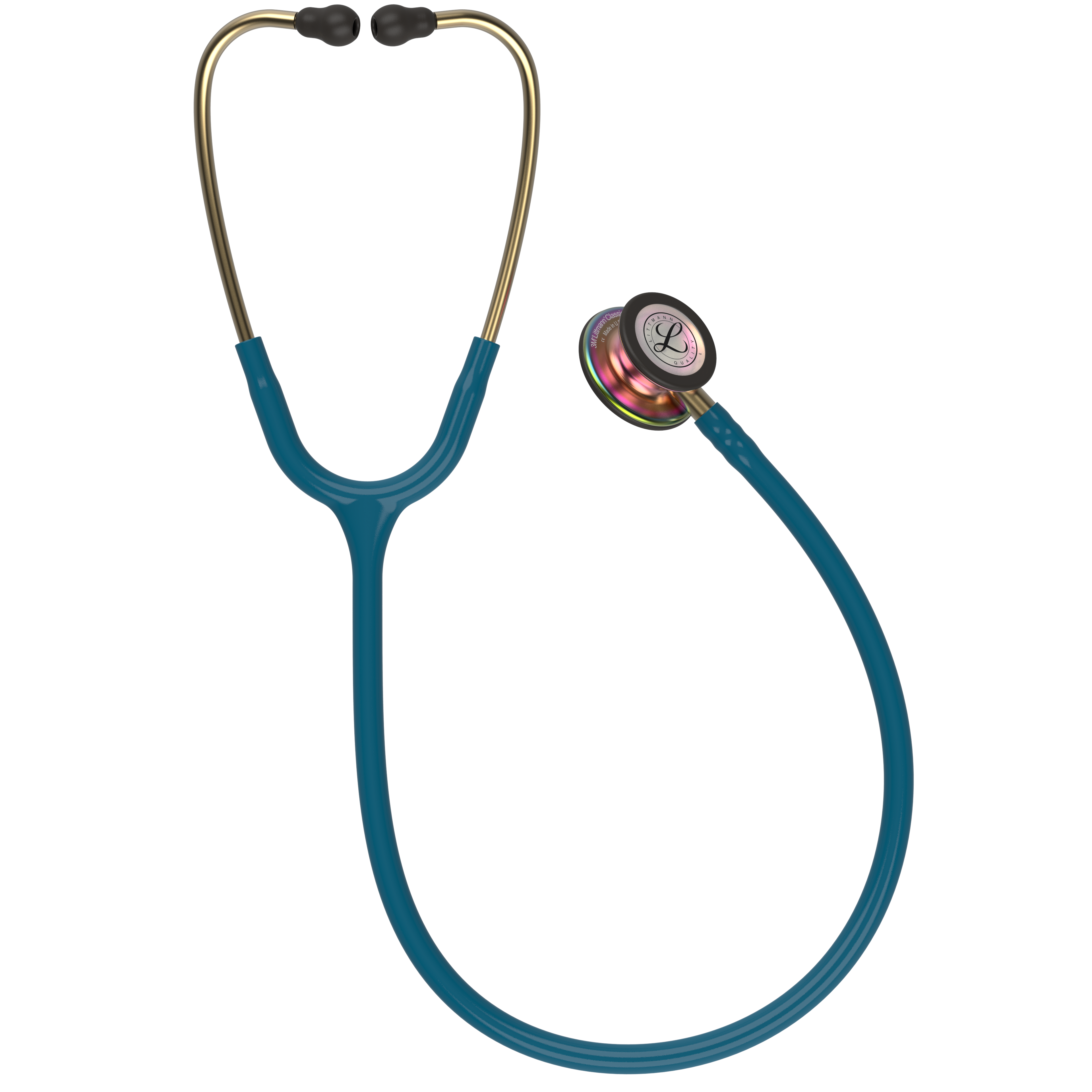 Stetoskop Littmann Classic III, Caribbean Blue Rainbow finish